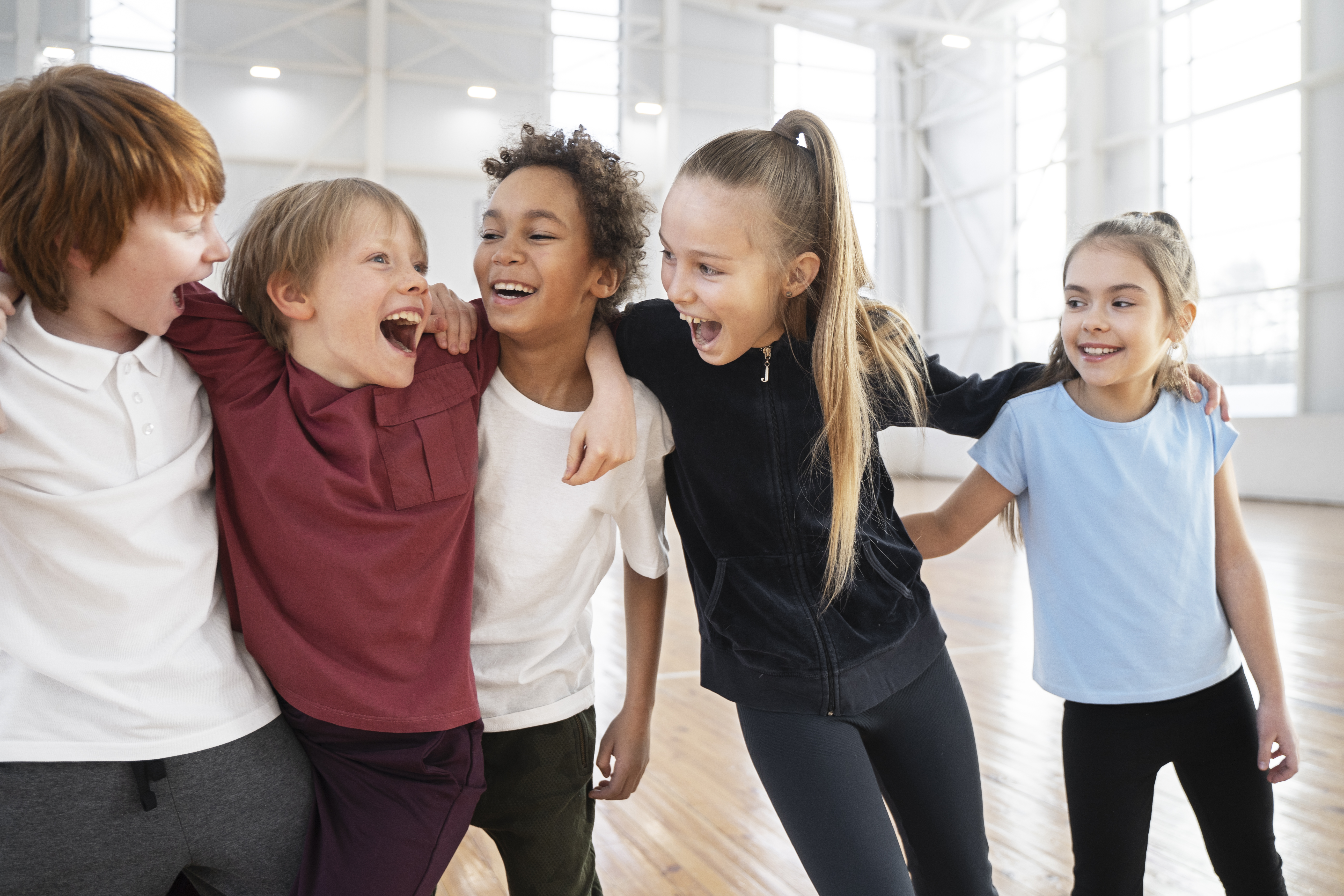 Happy children at Dancers United